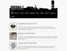 Tablet Screenshot of centrale7.net